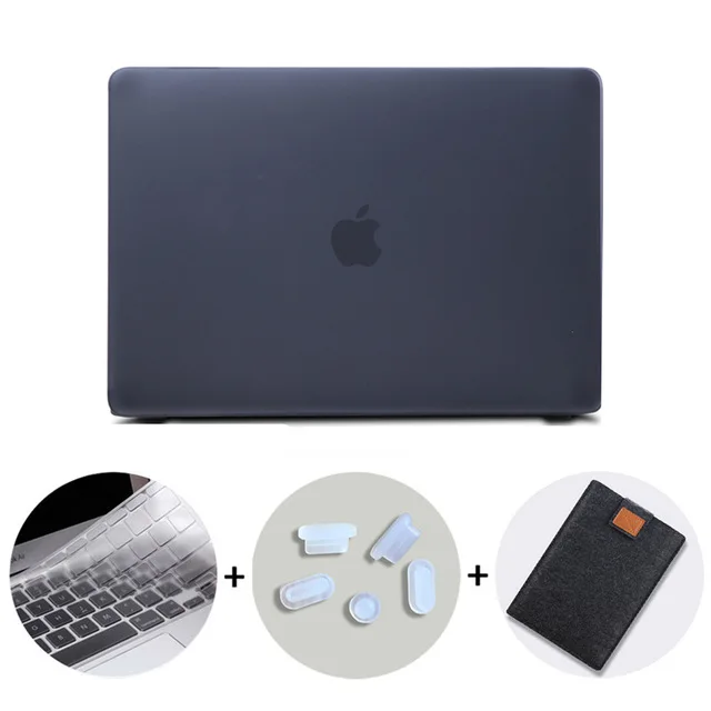 Matte Black MTT чехол для Macbook Pro 13 15 чехол для Macbook Air Pro retina 11 12 13 15 дюймов Сенсорная панель чехол для ноутбука - Цвет: Matte Black