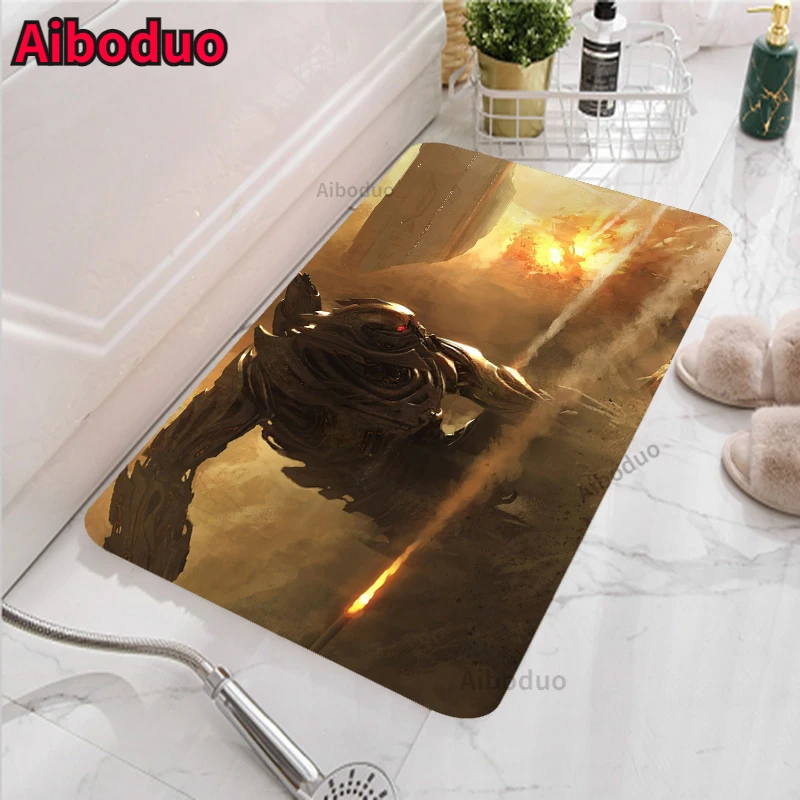 

Alien Robot Living Room Bathroom Carpet Room Bathroom Non-slip Absorbent Pad Bath Mat Bathroom Carpet Bathroom Bathroom Rug