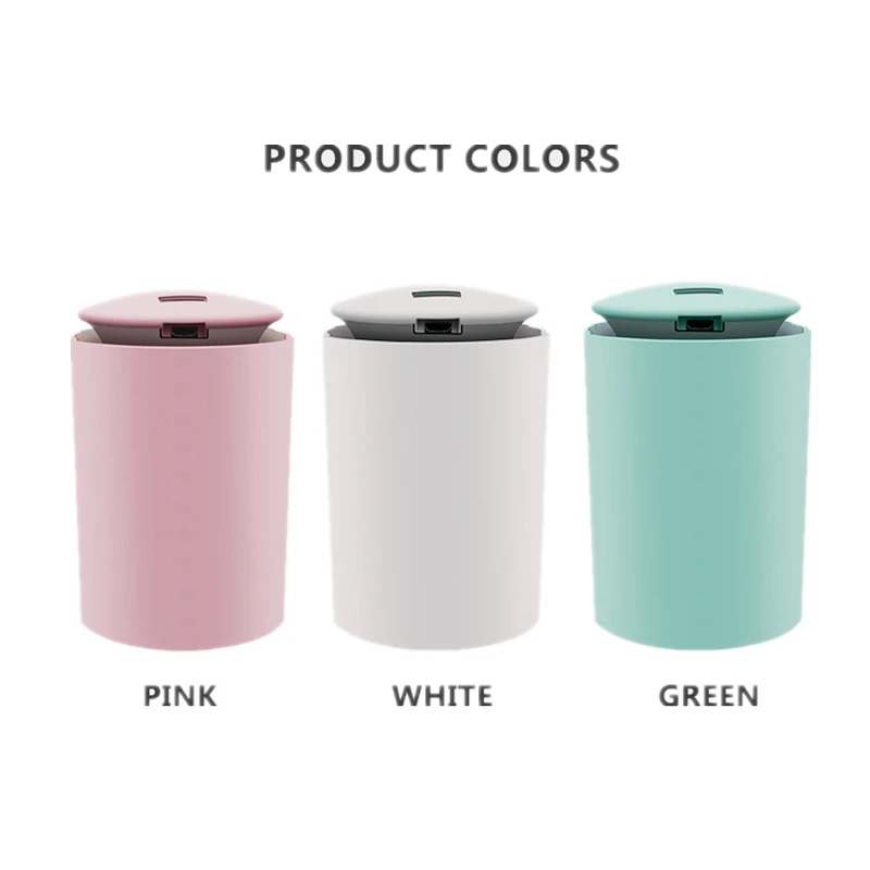 Мини увлажнитель воздуха для дома USB распылитель арома-диффузор светодиодный