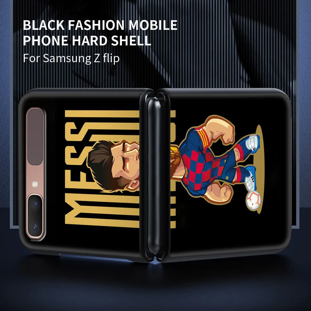 

Case For Samsung Galaxy Z flip Case Protective Shell Shockproof Hard Cover Smartphone Accessories Funda Cartoon Ball Character