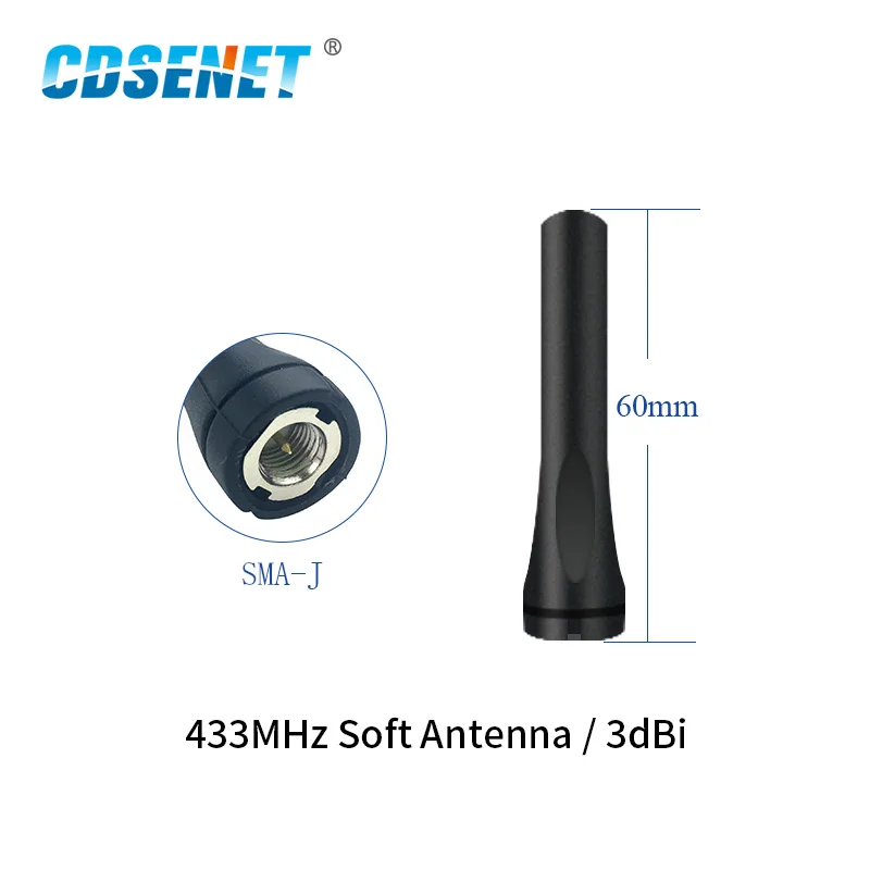 Антенна wi fi 433 мгц дби всенаправленная стандартная фотоантенна с высоким