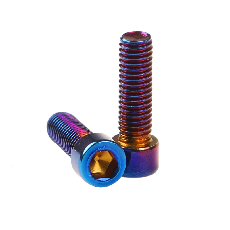 304 винт из нержавеющей стали с круглой головкой и шестигранным цветом M8 сгоревший