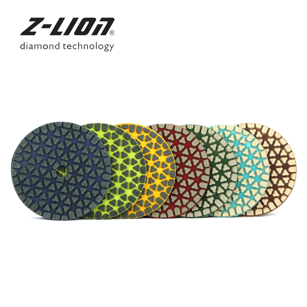 Z-LION 2 шт. " алмазная полировальная площадка 83 мм Мраморный гранит инженерный камень Сухой шлифовальный диск толщина 1,8 мм абразивное колесо