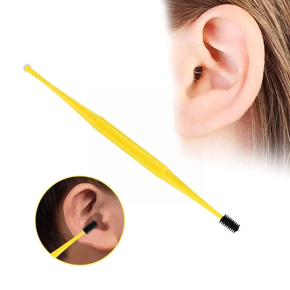 

Soft Silicone Ear Pick Double-ended Earpick Ear Wax Spoon Cleaner Ear Curette Design Remover Tool Ear Clean V4x7