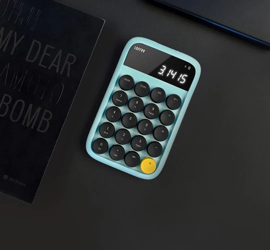 Xiaomi Lofree Bluetooth цифровая клавиатура многосистемная совместимая клавиатура с подсветкой Micro USB 800 мАч емкость смарт-калькулятор