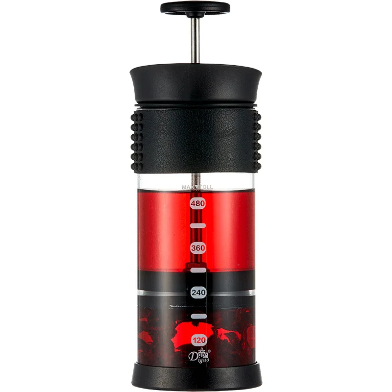 

Кофейник Френч-пресс, ручной кофейник из жаропрочного стекла, с фильтром Чайник-пресс, для домашнего использования