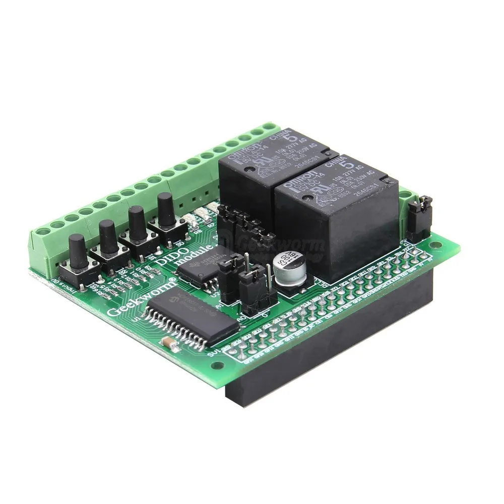 Плата расширения вывода цифрового входа Raspberry Pi 4 модуль DIDO для Model B / 3B + (3B Plus) 2B A