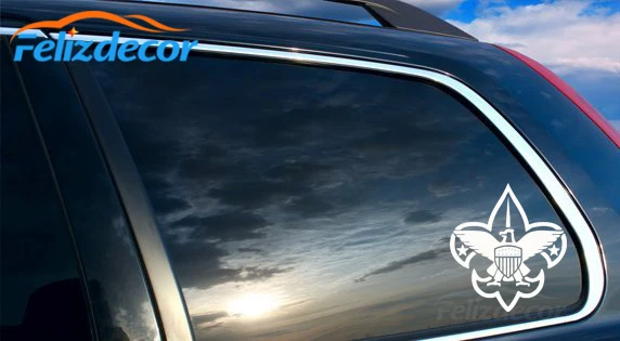 Стоячий орел с щитком привязанный к груди автомобильные наклейки для окна