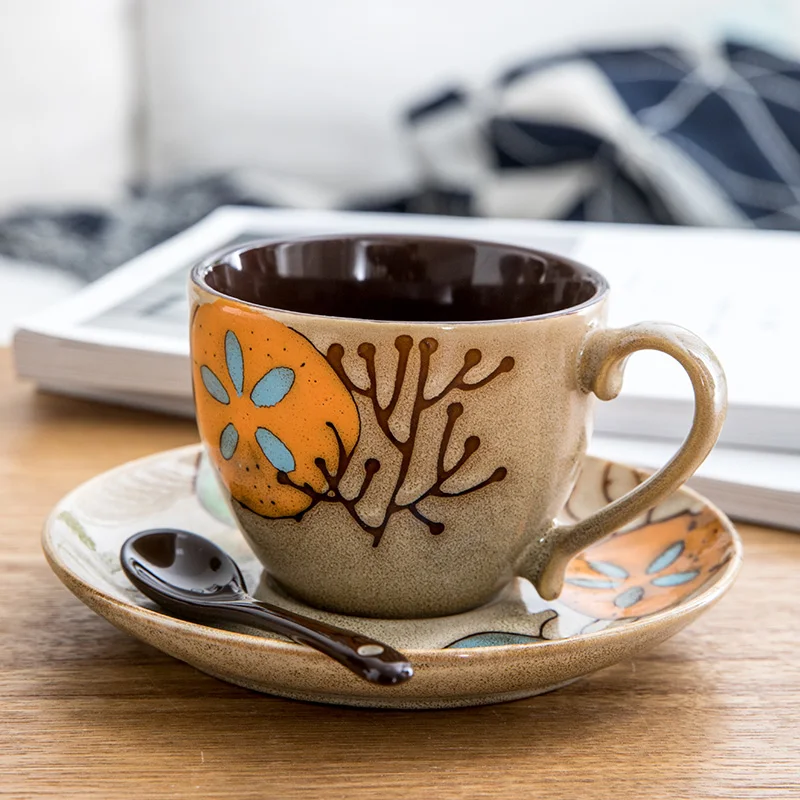 Набор винтажных керамических чайных блюдец фарфоровые чашки тумбы чашка для