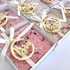 12 шт. персонализированные круглые украшения с лазерной гравировкой имени для крещения, крестины, дня рождения, круглые бирки, мешки (без коробки, без ленты)