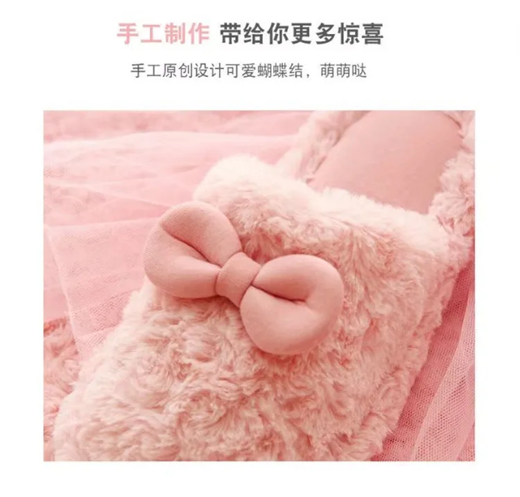 Warm Cotton Slippers Warm Slippers Indoor Non-Slip Slippers Women  Women's Shoes Wear-Resistant  Womens Slippers Indoor