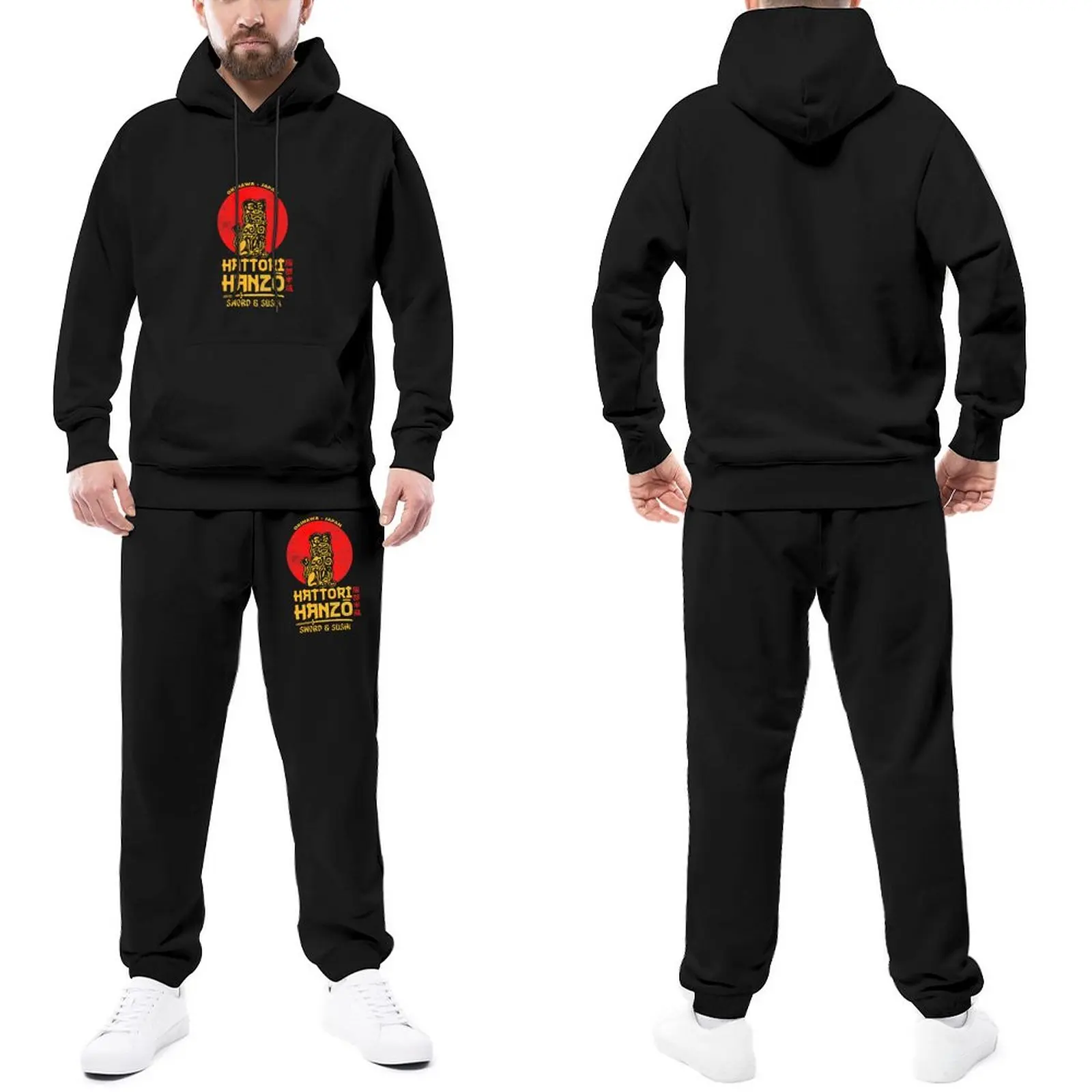 

Quentin Tarantino Womens Tracksuit Set Hattori Hanzo Autumn Sweatsuits Man Sweatpants And Hoodie Set Sale