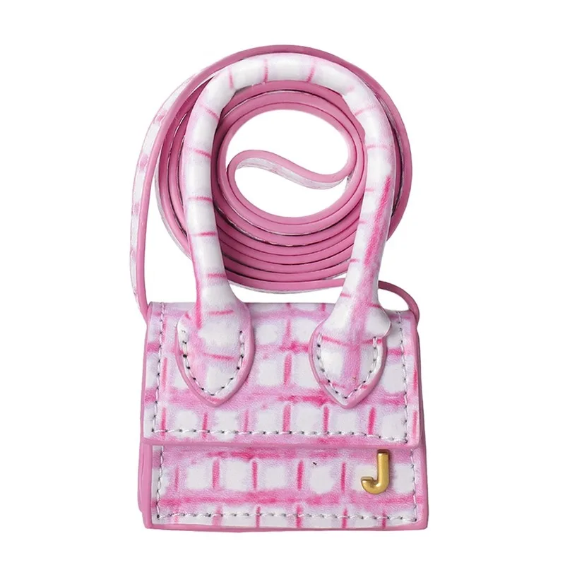 

Mini Small Square bag 2020 Fashion New Quality PU Leather Women's Handbag Crocodile pattern Chain Shoulder Messenger Bags