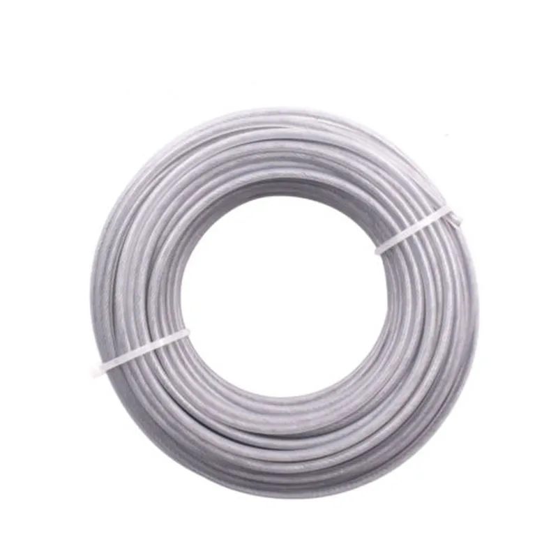 

Strimmer Brushcutter Wire Cord Line 3mm Steel Wire Gray 15 Meters Trimmer Gray K
