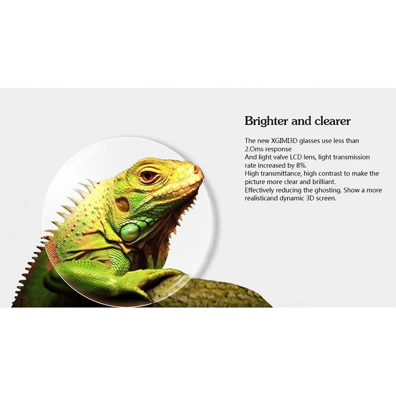 4 шт Активные 3D очки для DLP Link совместимые 96-144 Гц с Optama /Acer/BenQ /ViewSonic/XGIMI Проекторы |