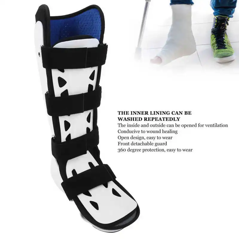 1PC Foot Drop Corrector Ankle Joint Varus Valgus Calf Fracture Fixing Support Brace Adjustable Front Baffle Correction | Красота и