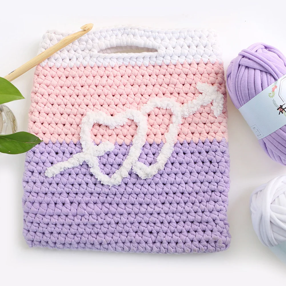 Несколько цветов ручной работы ткань вязание нитки для DIY Плетеный шерсть ковер