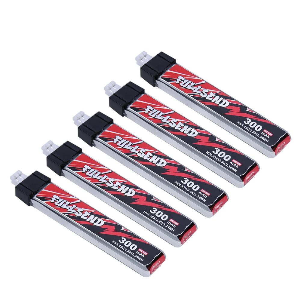 10 шт. Iflight Fullsend 1S HV 4 35 V 300mAh 30C PH2 Lipo батарея для RC FPV Racing Tinywhoop Cinewhoop Drone IFlight Alpha