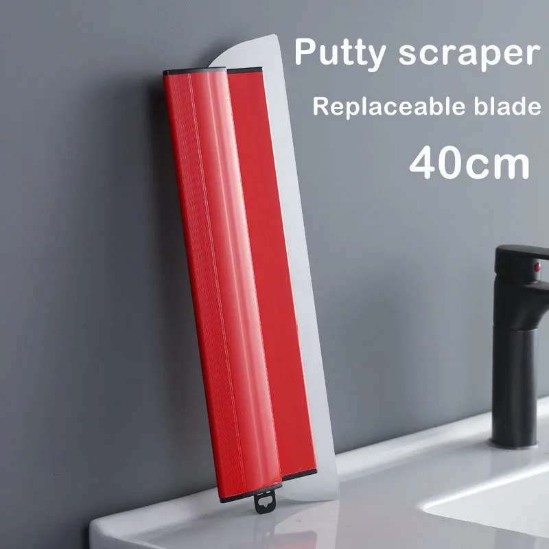 

Stainless Steel Plastic Drywall Finishing Smoothing Spatula Portable Flexible Painting Skimming Blades for Wall Plastering Tools