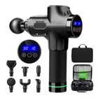 Высокочастотный массажный пистолет для расслабления мышц, Электрический массажер для расслабления тела с портативной сумкой для фитнеса Phoenix A2