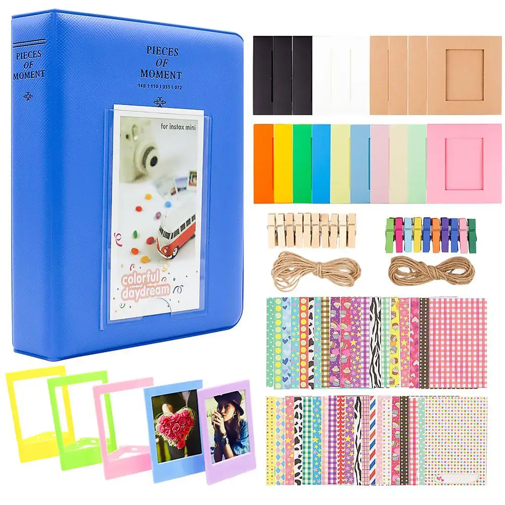 3inch 64 pagesD6in1 100/200 карманы фотоальбом с рисунками из мультфильмов Interleaf Тип 5/7 дюймов DIY Скрапбукинг Свадебные детские фото альбом для хранения чехол подарки - Цвет: 3inch 64 pagesD6in1