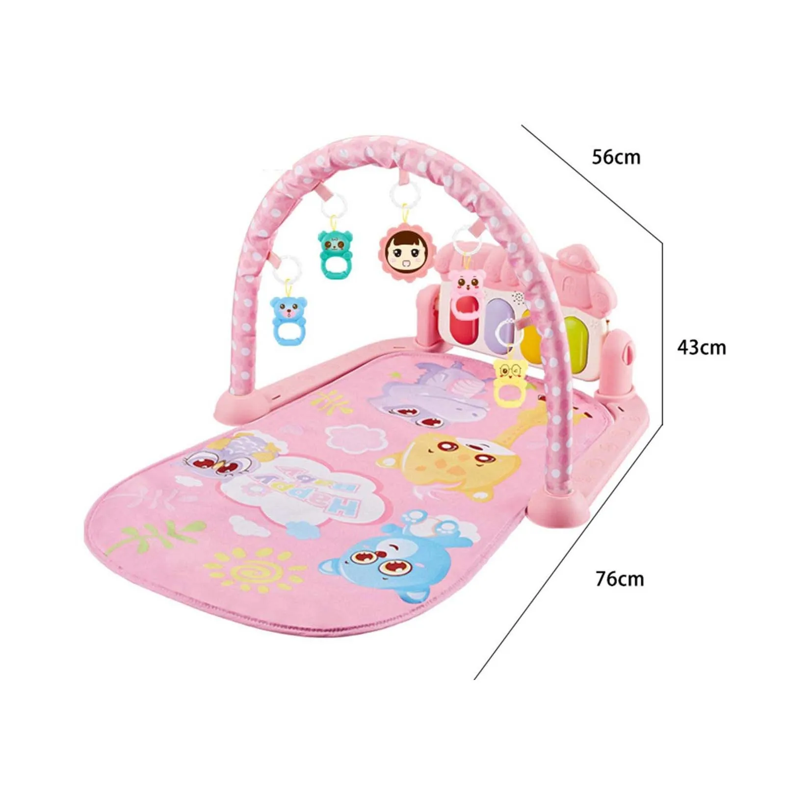 

Baby Games Activity Fitness Mat Newborn Fitness Frame Baby Music Play Mats Newborn Birthday Gifts #Z