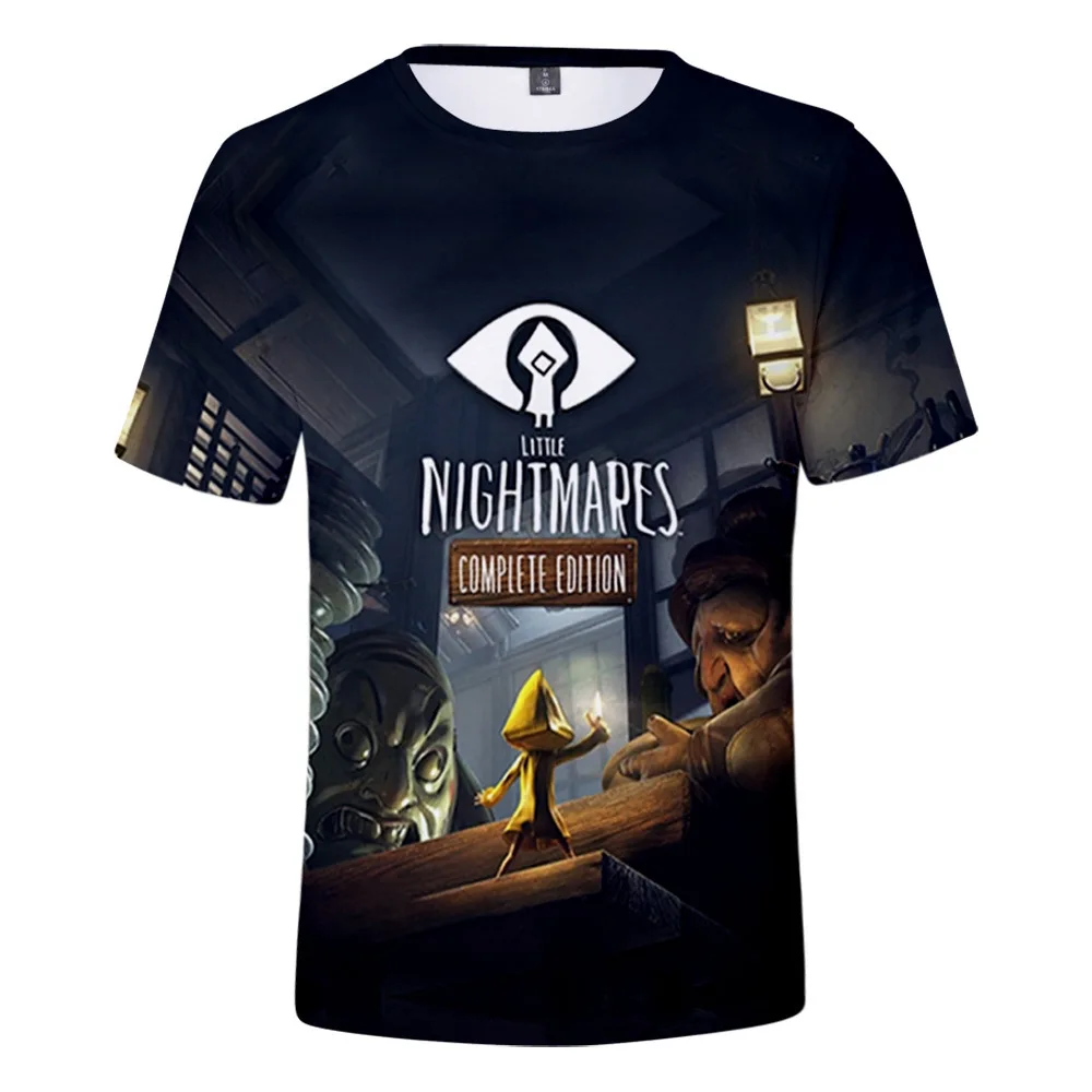 

Новое поступление 2021, футболка для косплея с объемным рисунком «Маленький ночной кошмарный», футболка для взрослых и детей, летняя повседне...