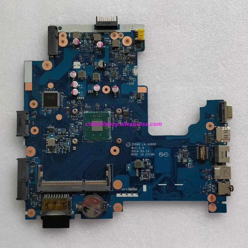 Оригинальная материнская плата для ноутбука 775632 601 001 501 UMA w N2830 CPU ZSO40 LA A995P HP 240