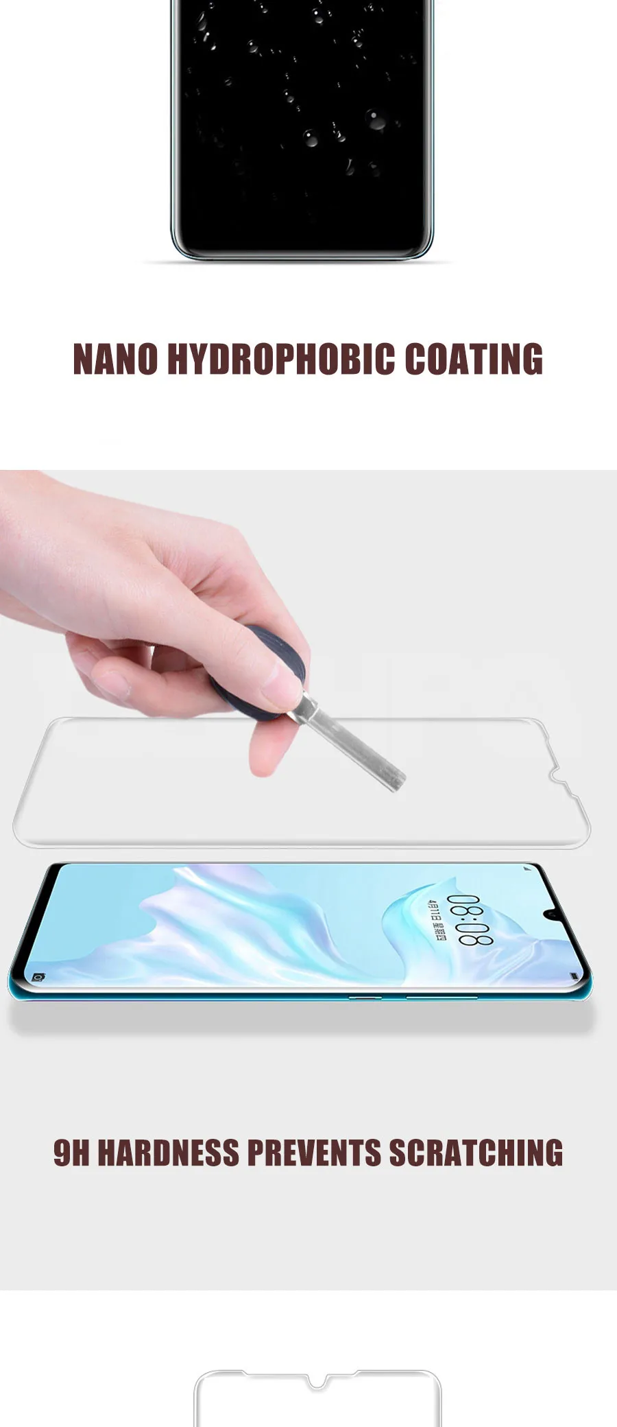 Закаленное стекло 9H для huawei P30 lite P20 Pro P10 Lite Plus, Защитное стекло для huawei P Smart