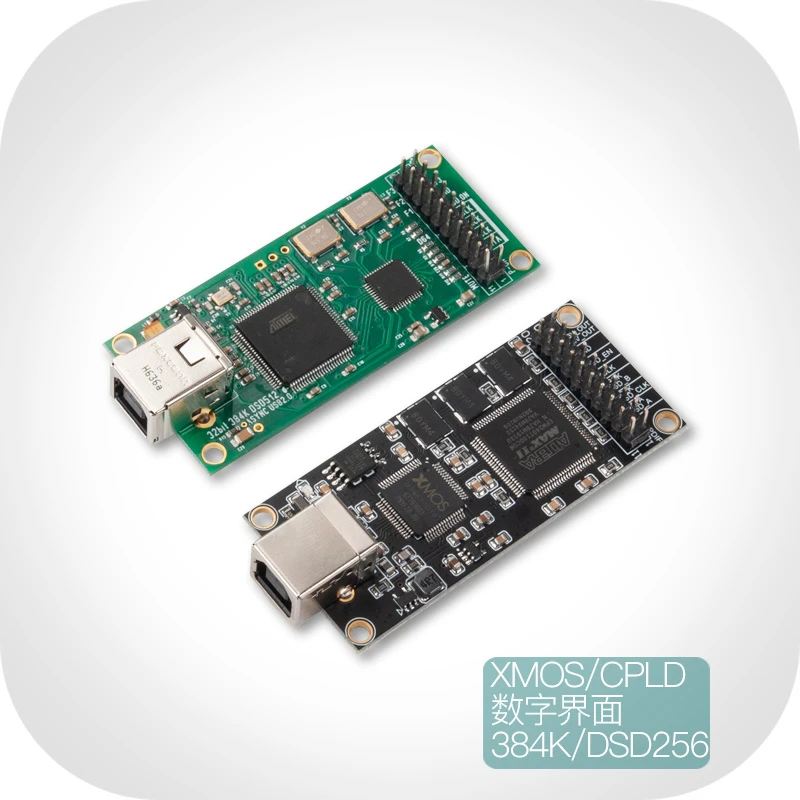 Звуковая карта XMOS CPLD USB с цифровым интерфейсом I2S PCM384K DSD256 совместимая Amanero