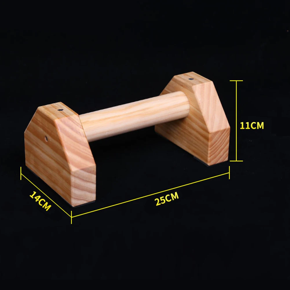 

1 Pair Wooden Fitness Sport Push Up Stands Pushup Bars Gym Exercise Training Chest Bar Hand Grip Trainer For Body Building