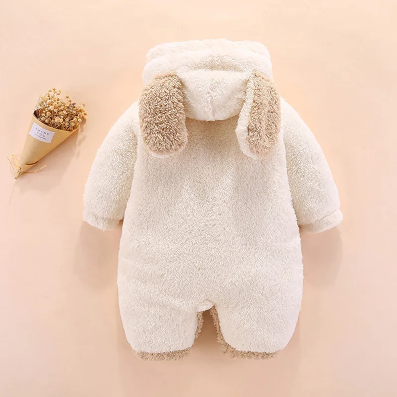 Детский комбинезон IYEAL с мультяшным рисунком Одежда для новорожденных капюшоном