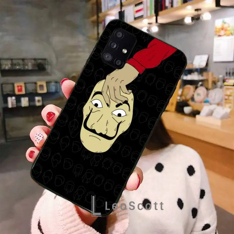 

Money Heist Phone Cases For Samsung A50 A51 A71 A31 A21S S8 S9 S10 S20 S21 Plus Fe Ultra 4G 5G