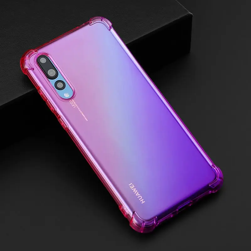 Прозрачный радужный чехол для телефона huawei mate 20 Lite силиконовый покрытия Funda Pro 20lite
