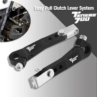 motorcycle accessories cnc aluminium easy pull clutch lever system for yamaha tenere 700 t7 tenere700 xtz 700 2019 2020 2021