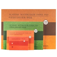 watercolor paper 100 cotton pulp 300gsm multi size sketchbook water soluble color lead travel painting hand drawn paper pad