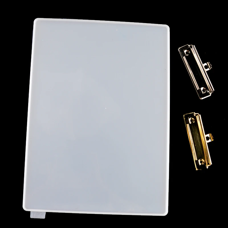 Блестящий полимерная папка доска для рисования силиконовые формы золото Фольга