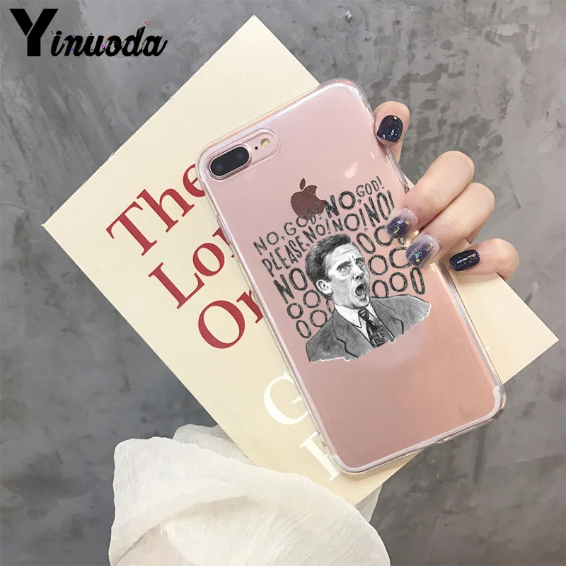 5 Yinuoda Майкл Скотт офис забавные; с юмором 5 чехол для iPhone X XS MAX 6 6s 7 7plus 8 8Plus 5 5S SE XR 11 pro max - Цвет: 5