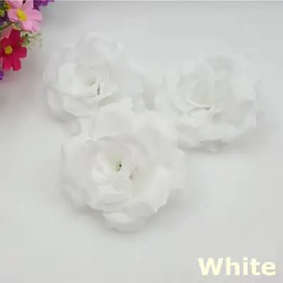 Искусственные черные розы 10 шт./лот 8 см шелковые цветочные головки сделай сам