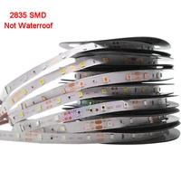 5m dc12v 5v 2835 smd led strip light rgbwhitewarm whiteredgreenblueyellow 60ledm ip20ip65 flexible led lamp tape