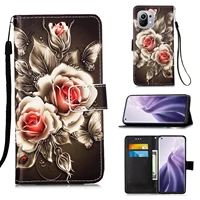 mi 11 case for xiaomi 10 lite poco m3 x3 nfc redmi 9t 9a 9c k20 note 8t 9s wallet leather folded stand shockproof lanyard cover