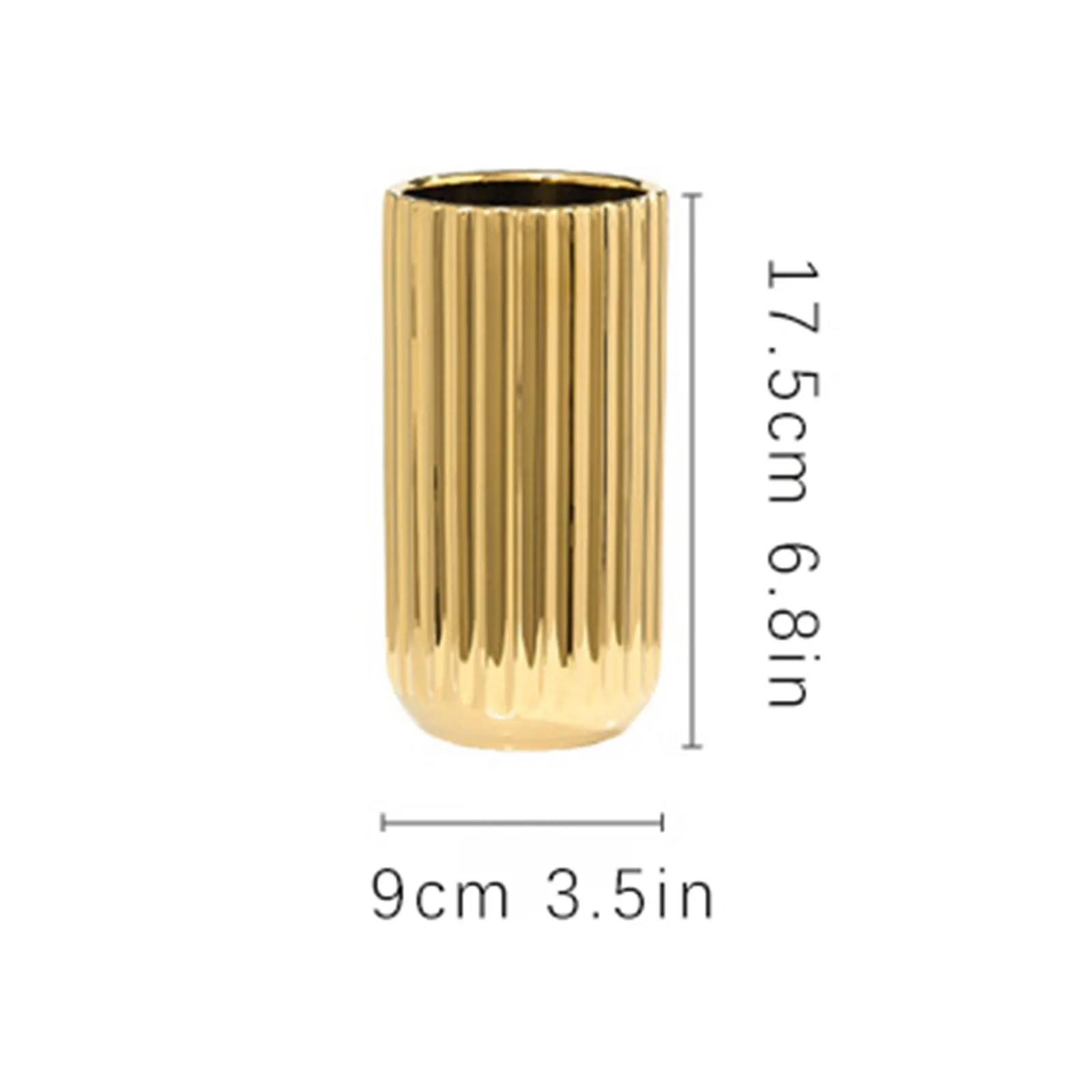 

2021 New Gold Vase Ceramic Vases Flower Vase Decoration Home Decoration Home Gifts Household