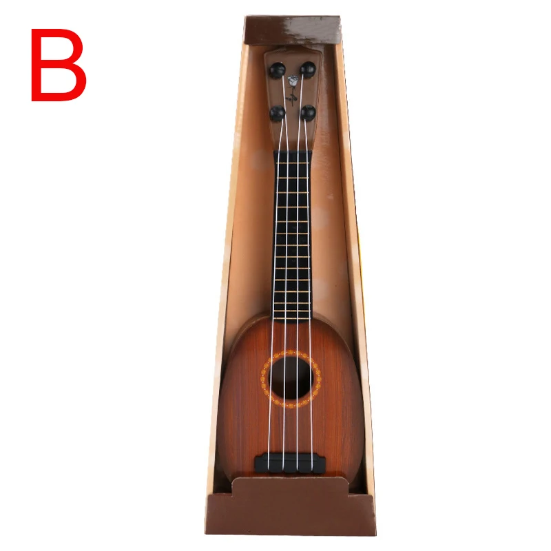 

Simulation Mini Ukulele Kids Learning Guitar 4 Strings Musical Instruments Educational Toys QW