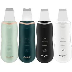 CkeyiN перезаряжаемая ультразвуковая Лопата для скруббера для кожи Глубокая очистка лица лифтинг пилинг машина средство для отшелушивания для лица удаление омертвевшей кожи