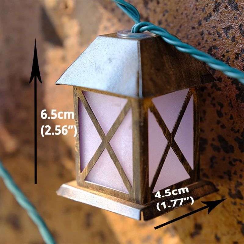 KHLITEC светодиодная гирлянда в стиле ретро для улицы Рождественская дома украшения