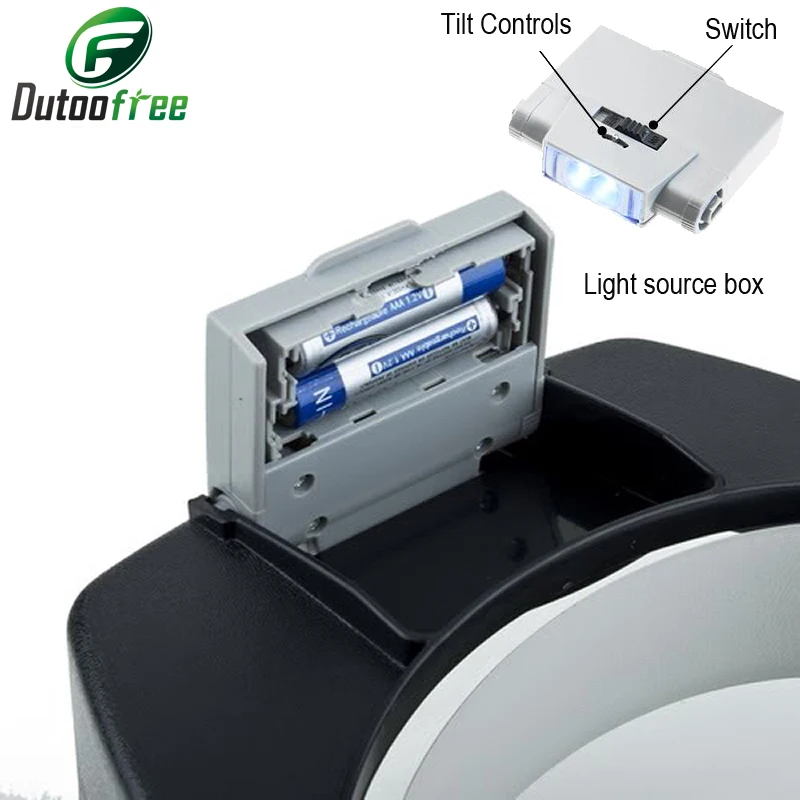 Увеличительное стекло на голову со светодиодный светильник кой 1 5x/3X/6 5x/8X |