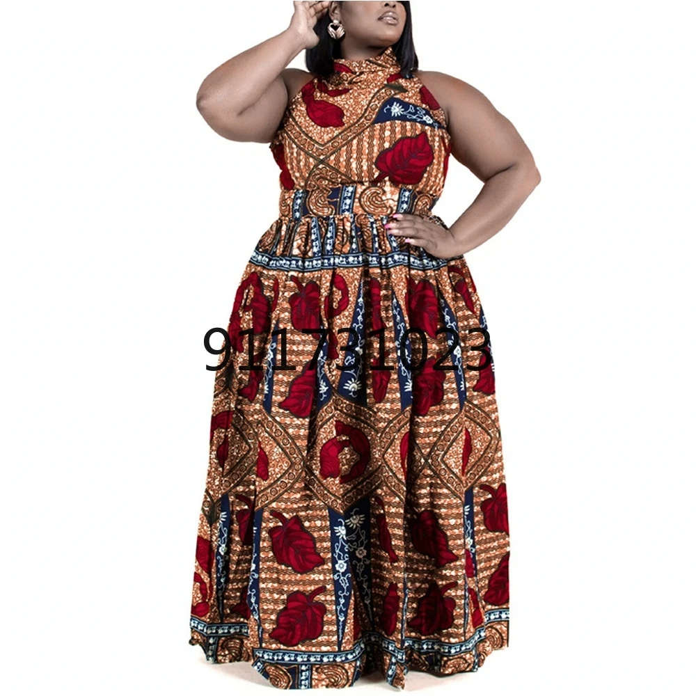 Элегантные африканские платья из полиэстера для женщин 2021 африканская одежда