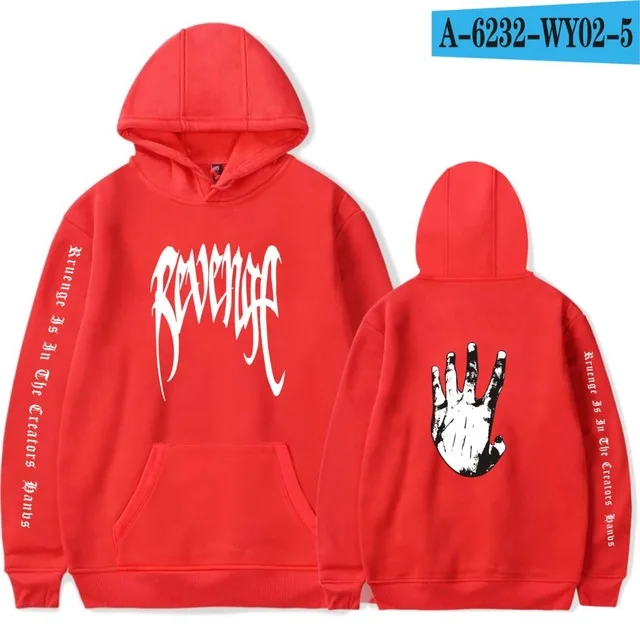 Высокое качество Xxxtentacion Толстовка Revenge для мужчин/женщин толстовки с капюшоном в