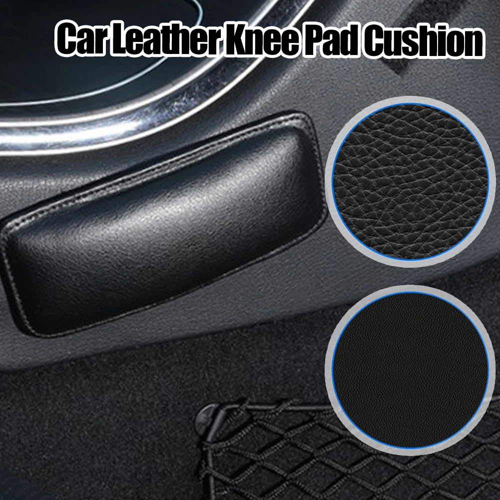 

Universal Leather Car Leg Cushion Knee Pad Pillow Thigh Support Center Console Door Armrest Knee Cushion Car Interior Decoration