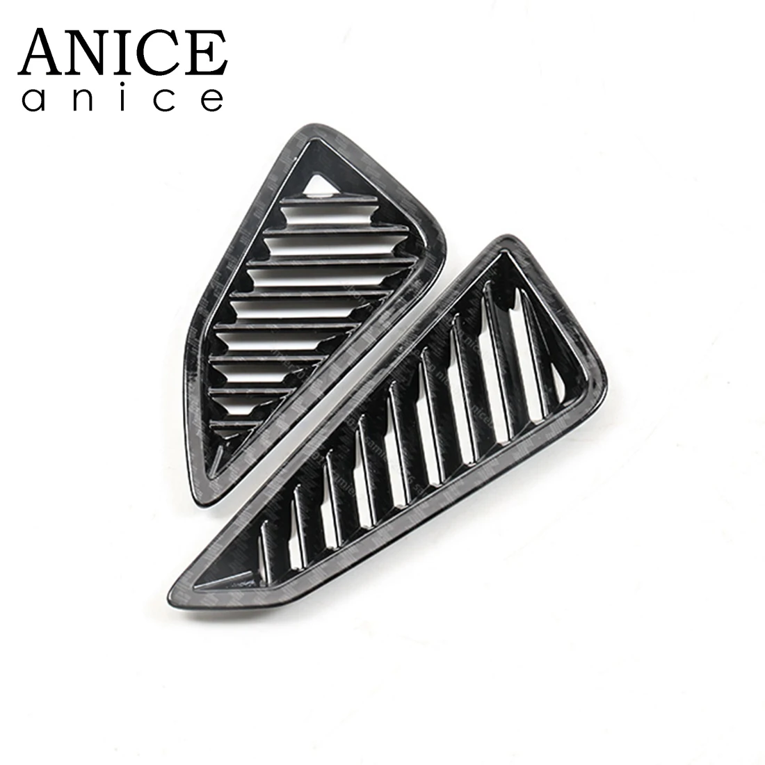 

Carbon fiber color Air Conditioning Dashboard Vent Cover Trim Fit For Toyota Corolla 2019